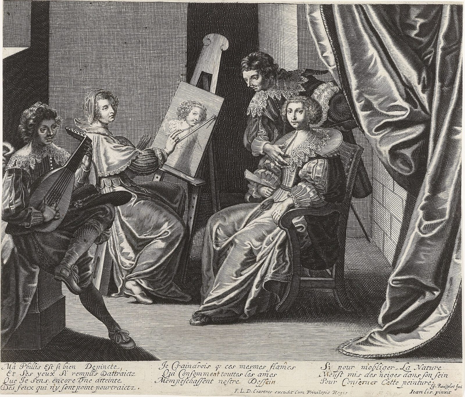 Atelier di pittore, incisione (Rijksmuseum)
